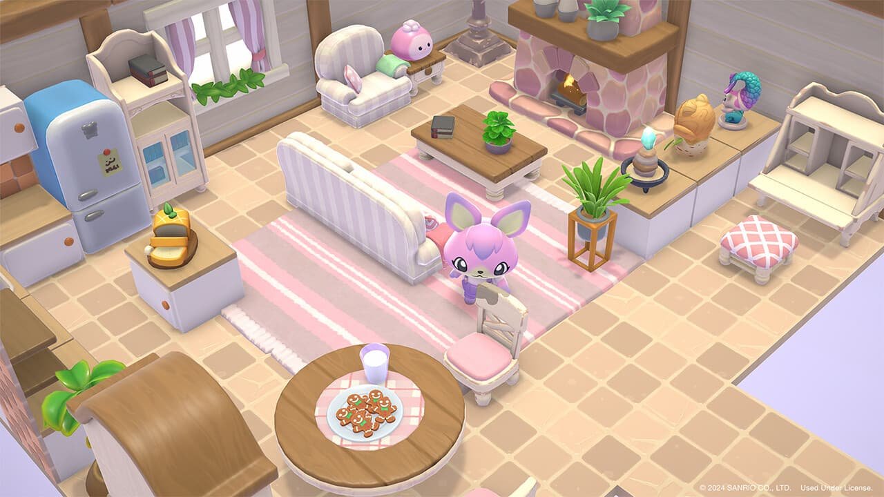 Cookies and Milk in Hello Kitty Island Adventure