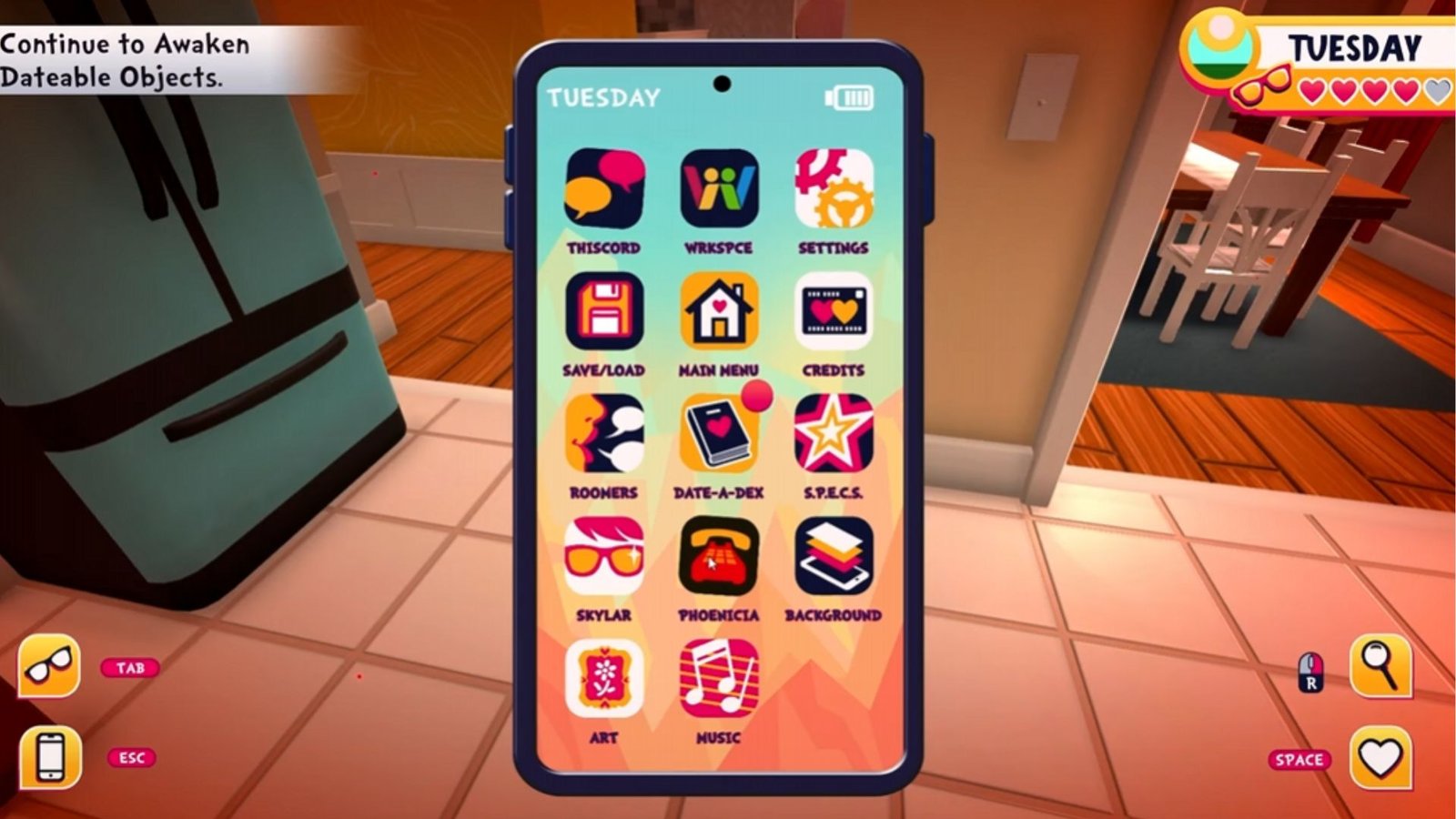 Date Everything Additional/Hidden Dateables