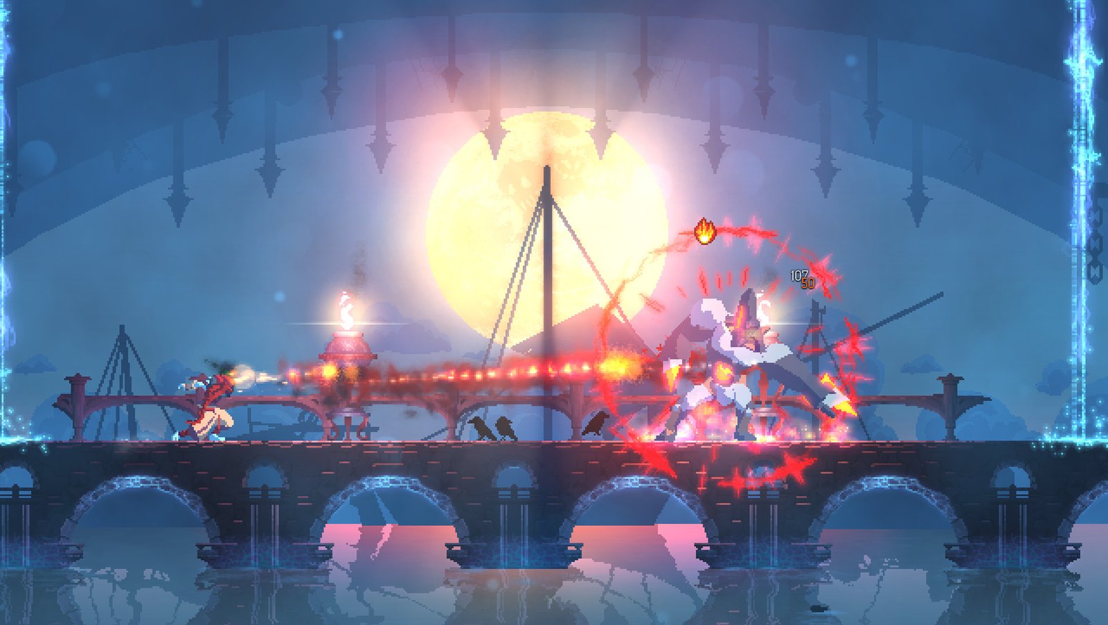 An image of Dead Cells' The Concierge boss fight
