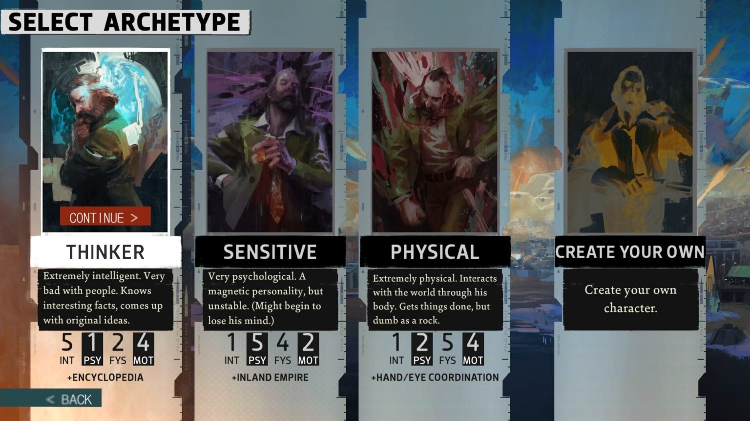 Disco Elysium Builds