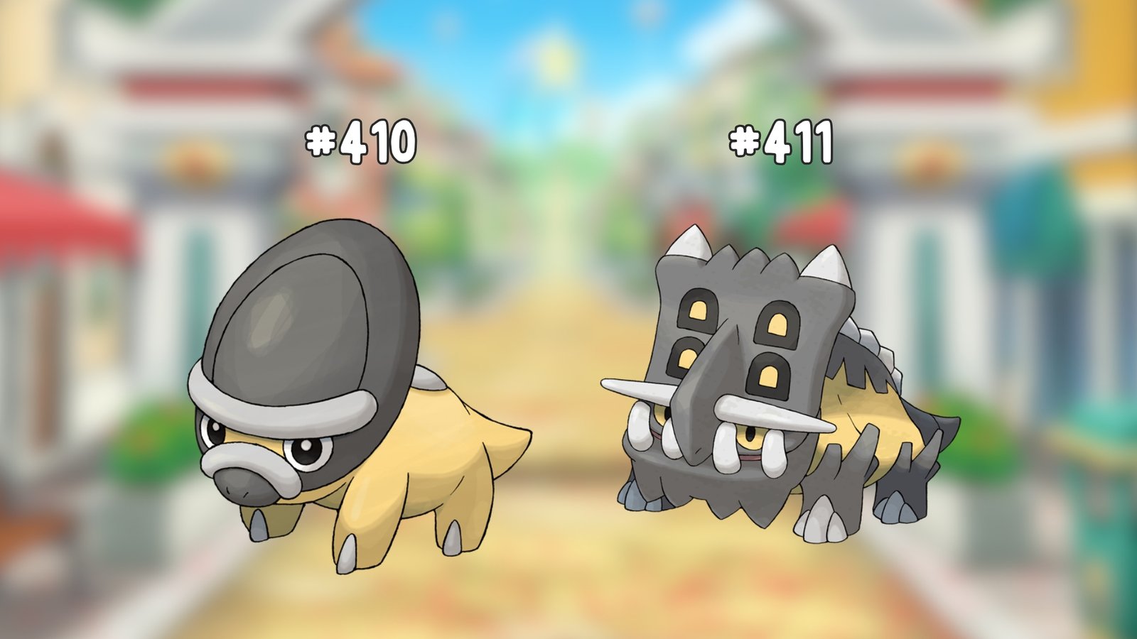 Bastiodon and Shieldon