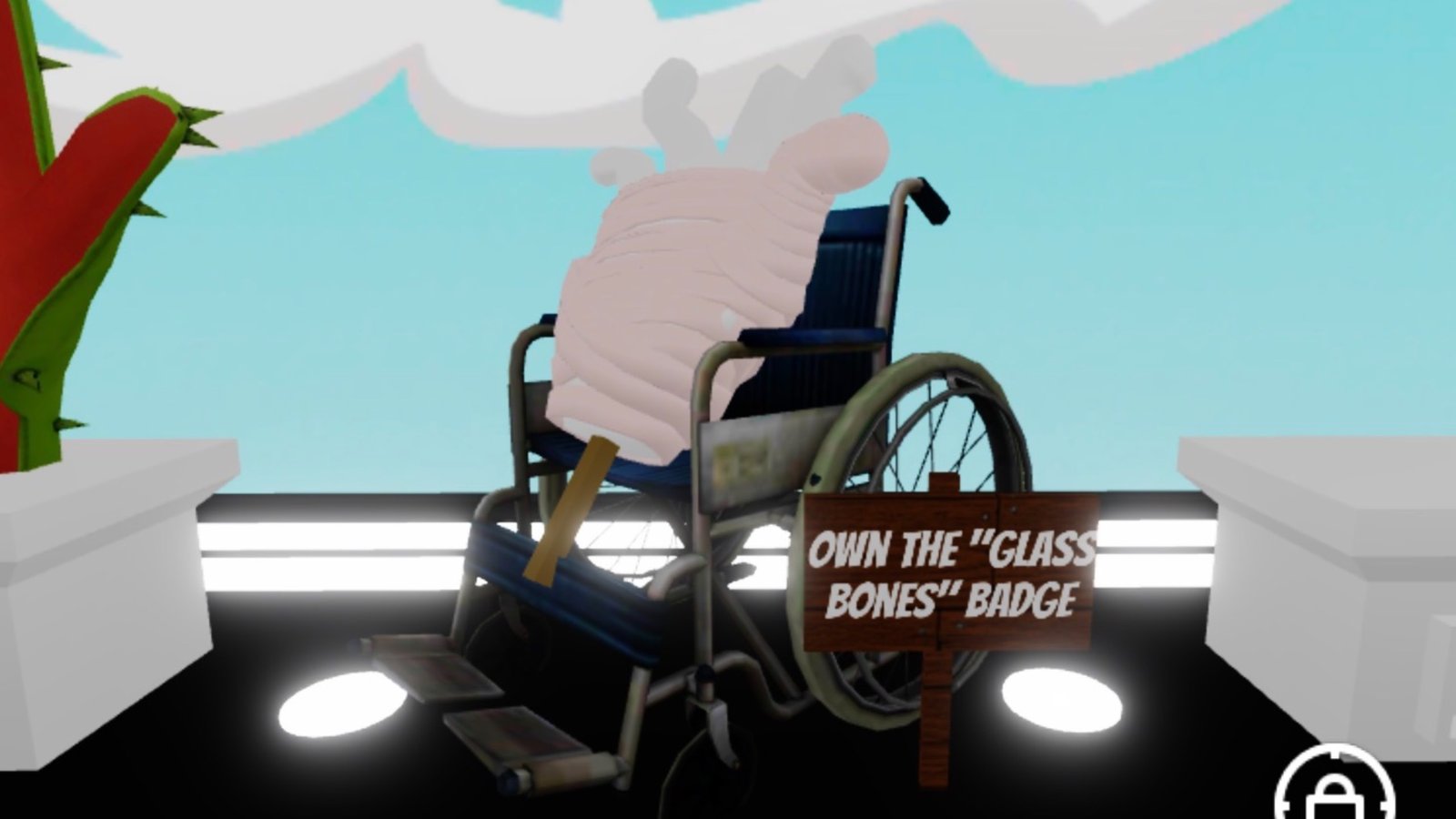 The Wheelchair Glove in Slap Battles.