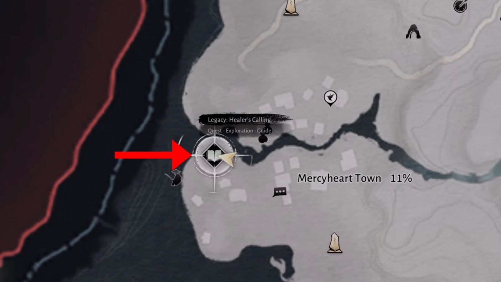 Healer's Calling map location in Where Winds Meet.