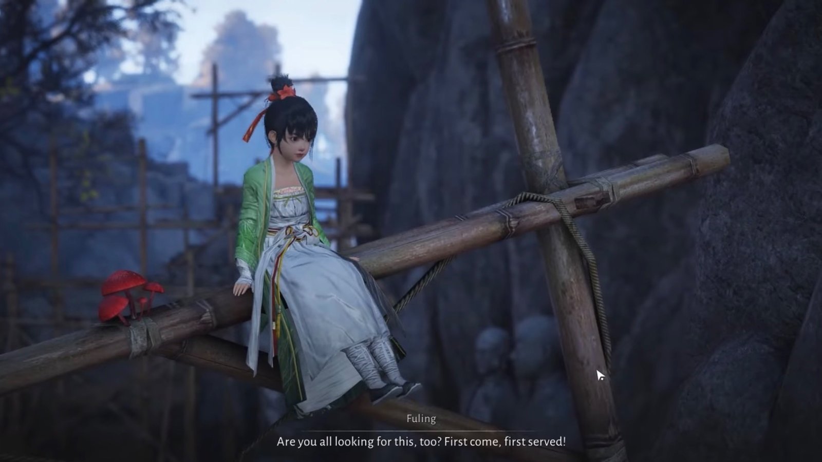 Fuling appears at the Encounter in Where Winds Meet.