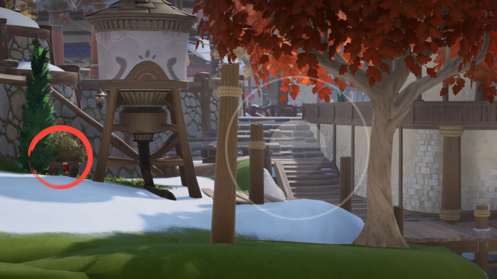 Chest Location 1 Zeki’s Winterfest Challenge Palia