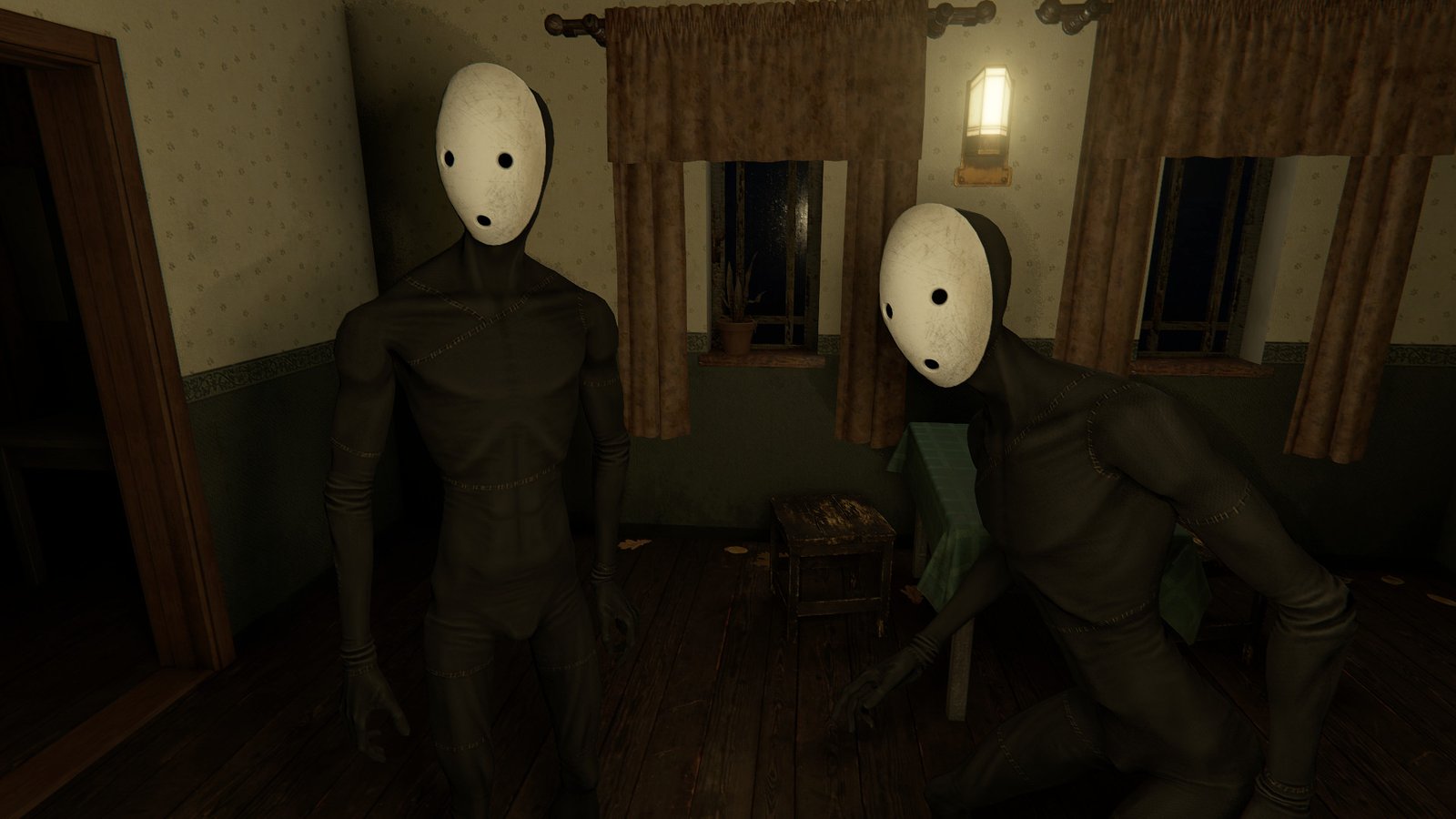 Pathologic 2 men in masks