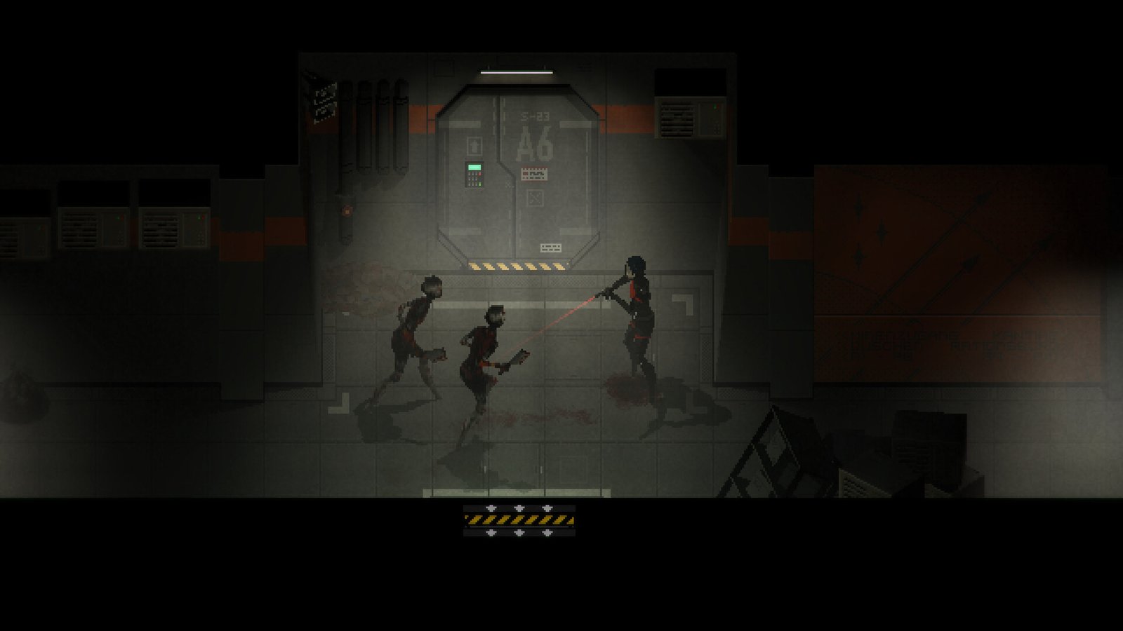 Signalis Replika shooting enemies