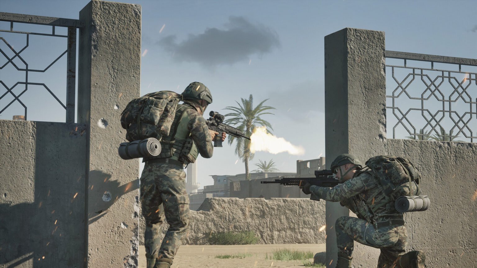 Two soldiers in Squad