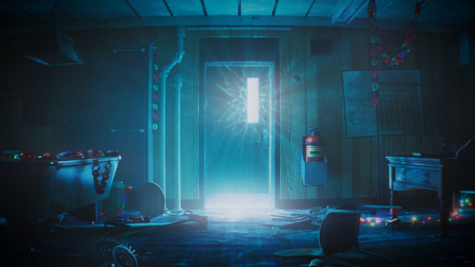 Still Wakes the Deep glowing room