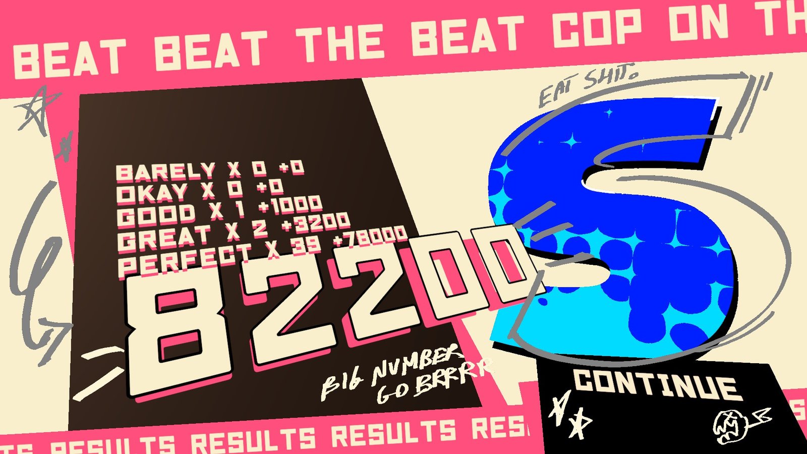 UNBEATABLE Score screen