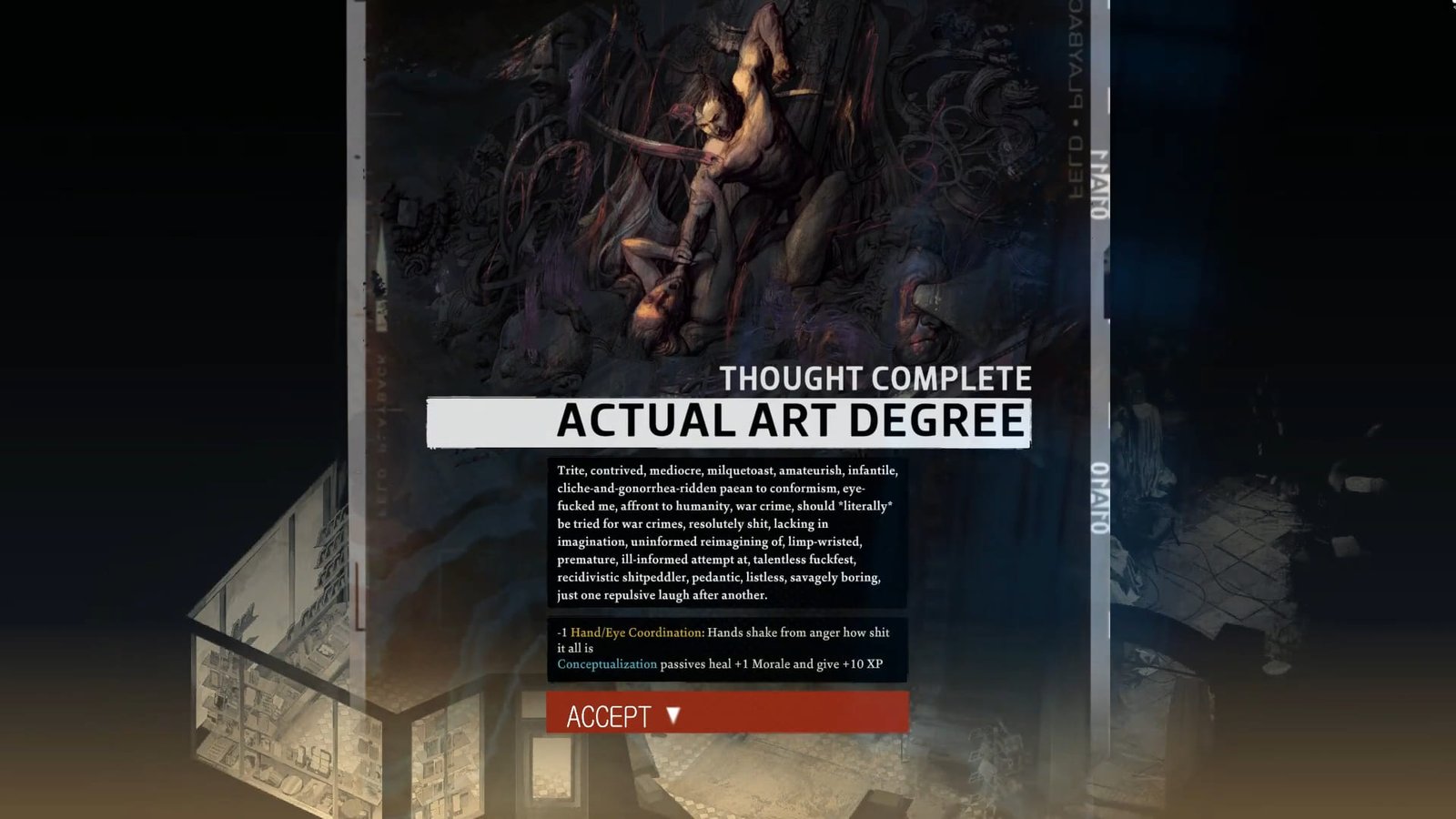 Actual Art Degree - Disco Elysium Best Thoughts to Internalize