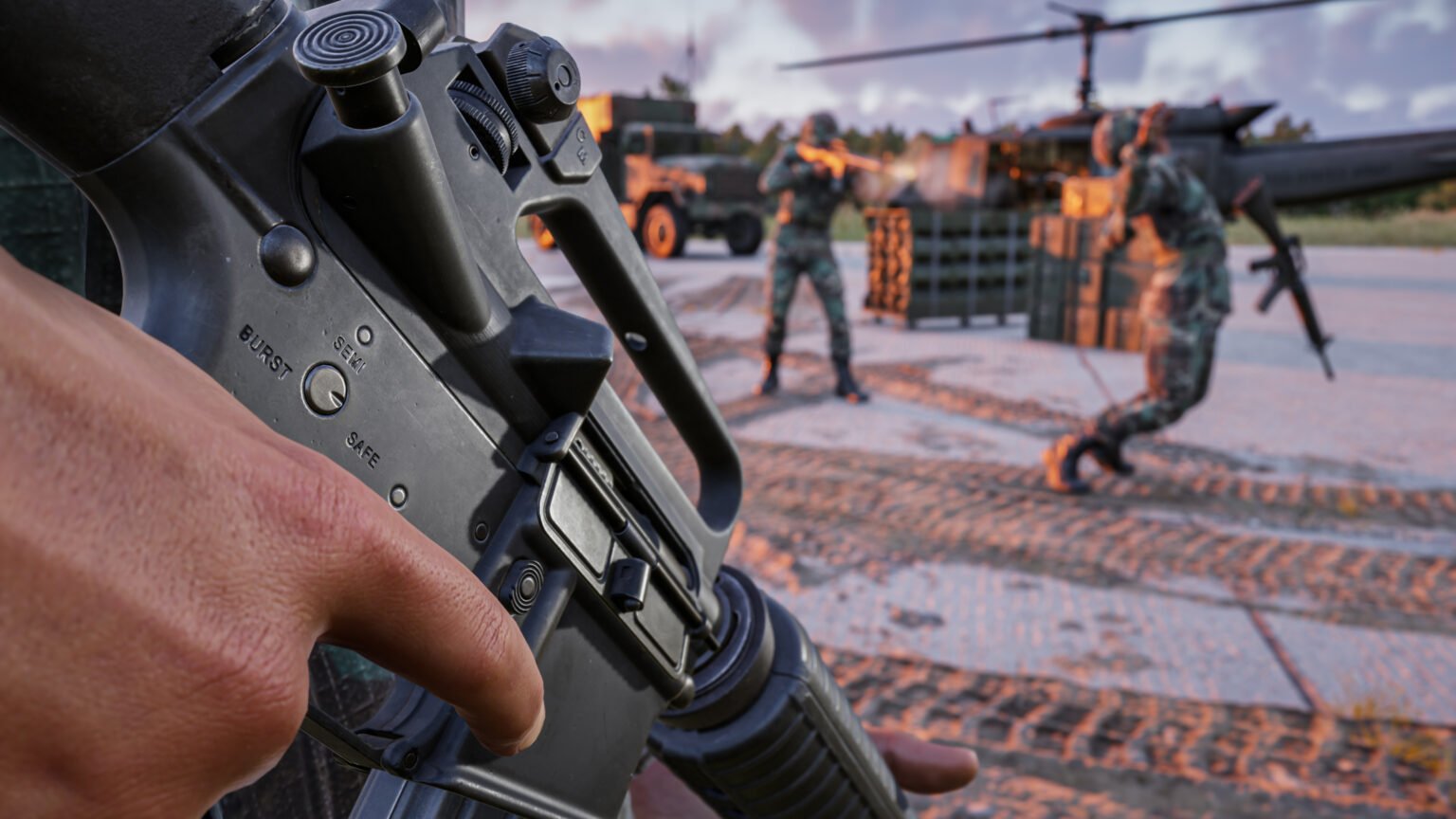 M16 rifle in ARMA Reforger