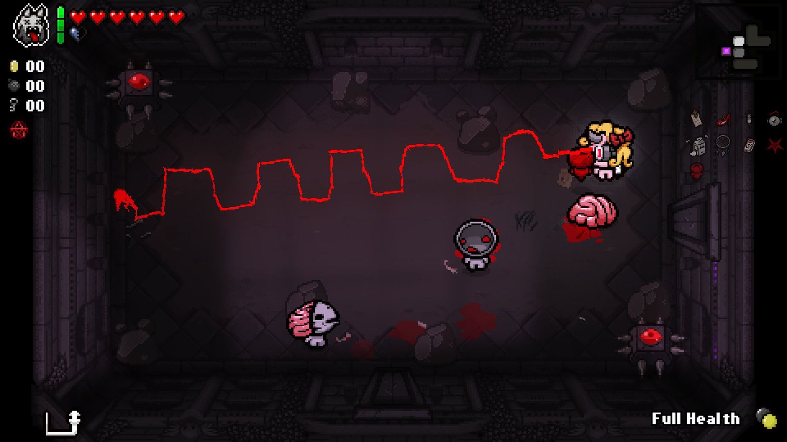 Binding of Isaac technology laser