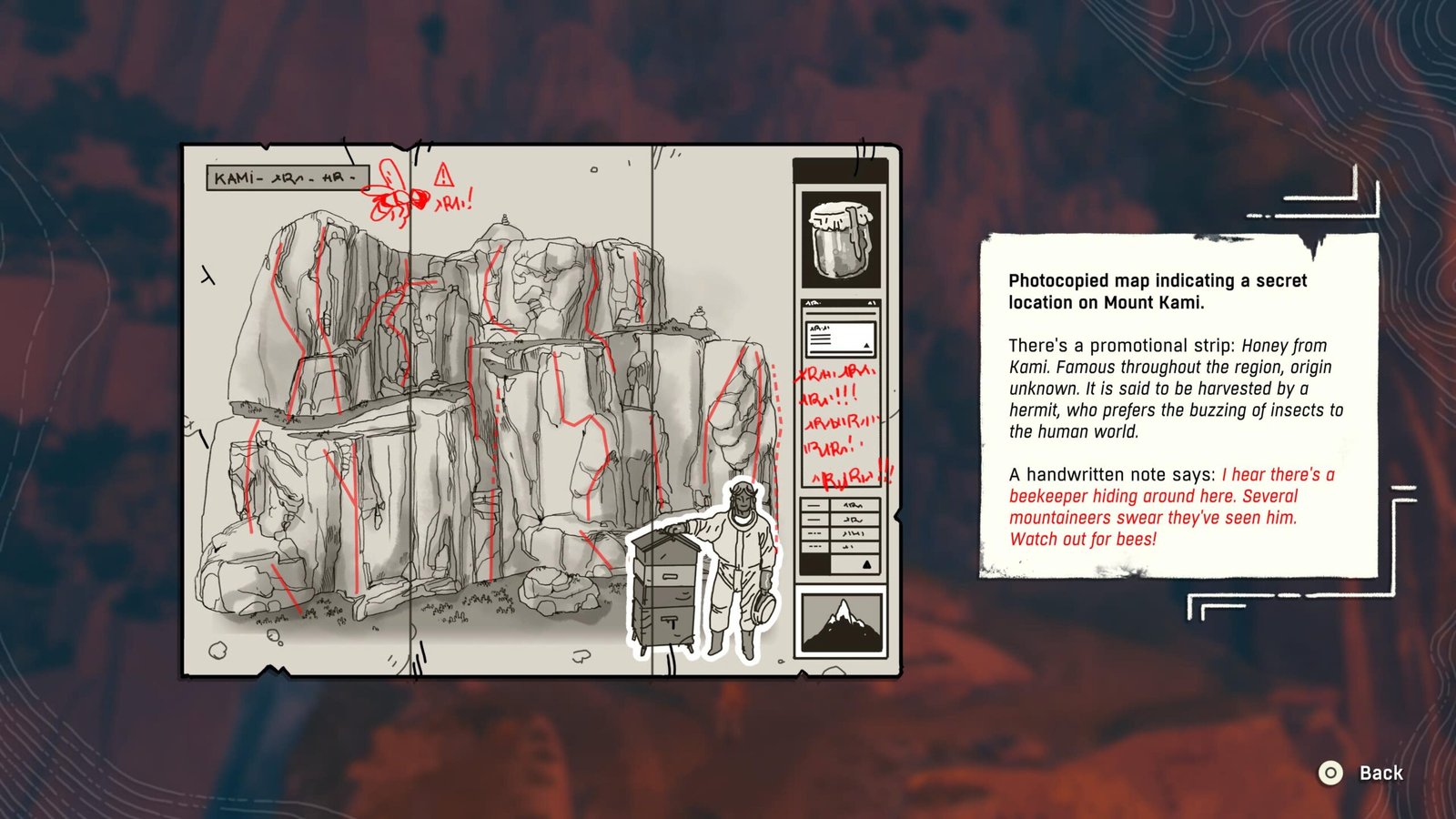 Beekeepers Map Cairn