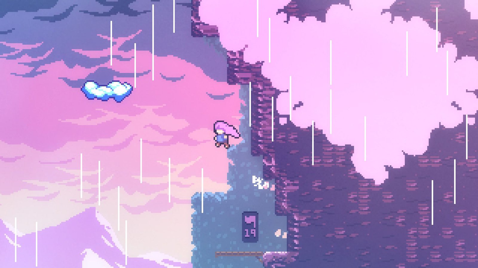Celeste platforming in the skies
