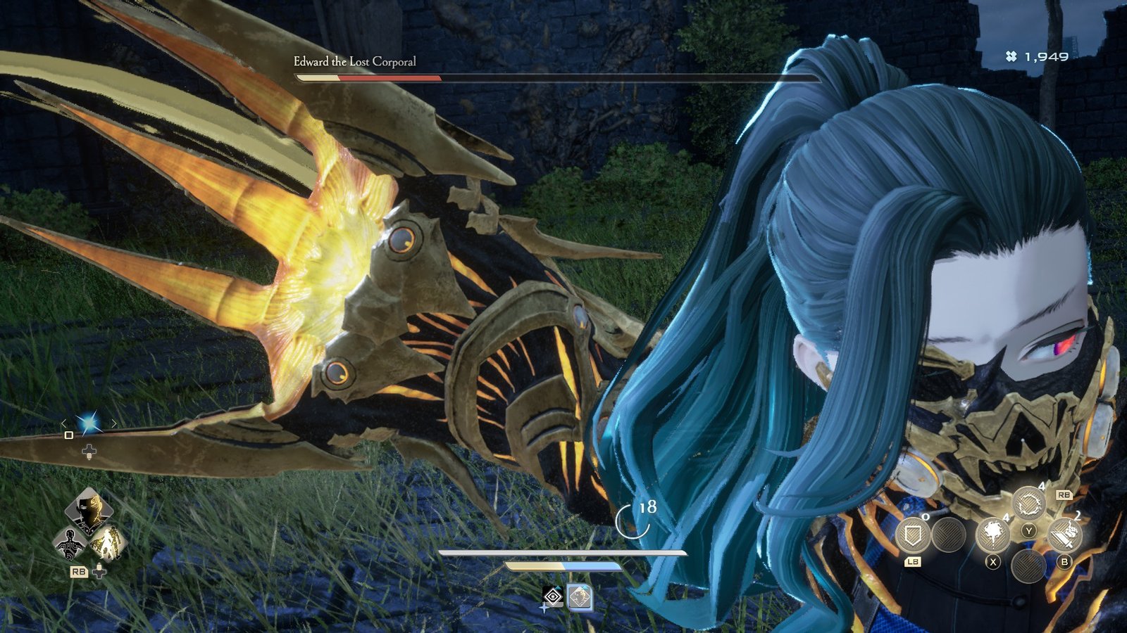 Code Vein 2 Edward Drain Attack