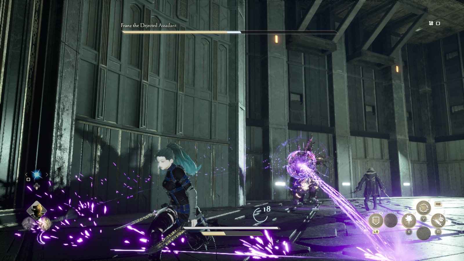 Code Vein 2 Franz Phase 2 Big Beam Attack