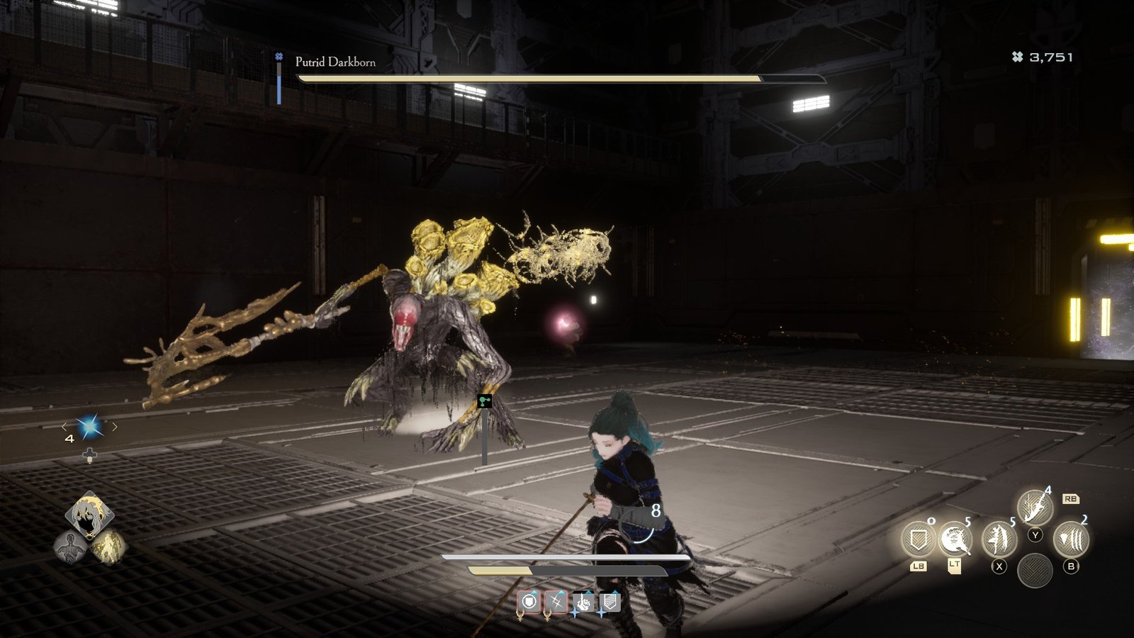 Code Vein 2 Putrid Darkborn Side Step