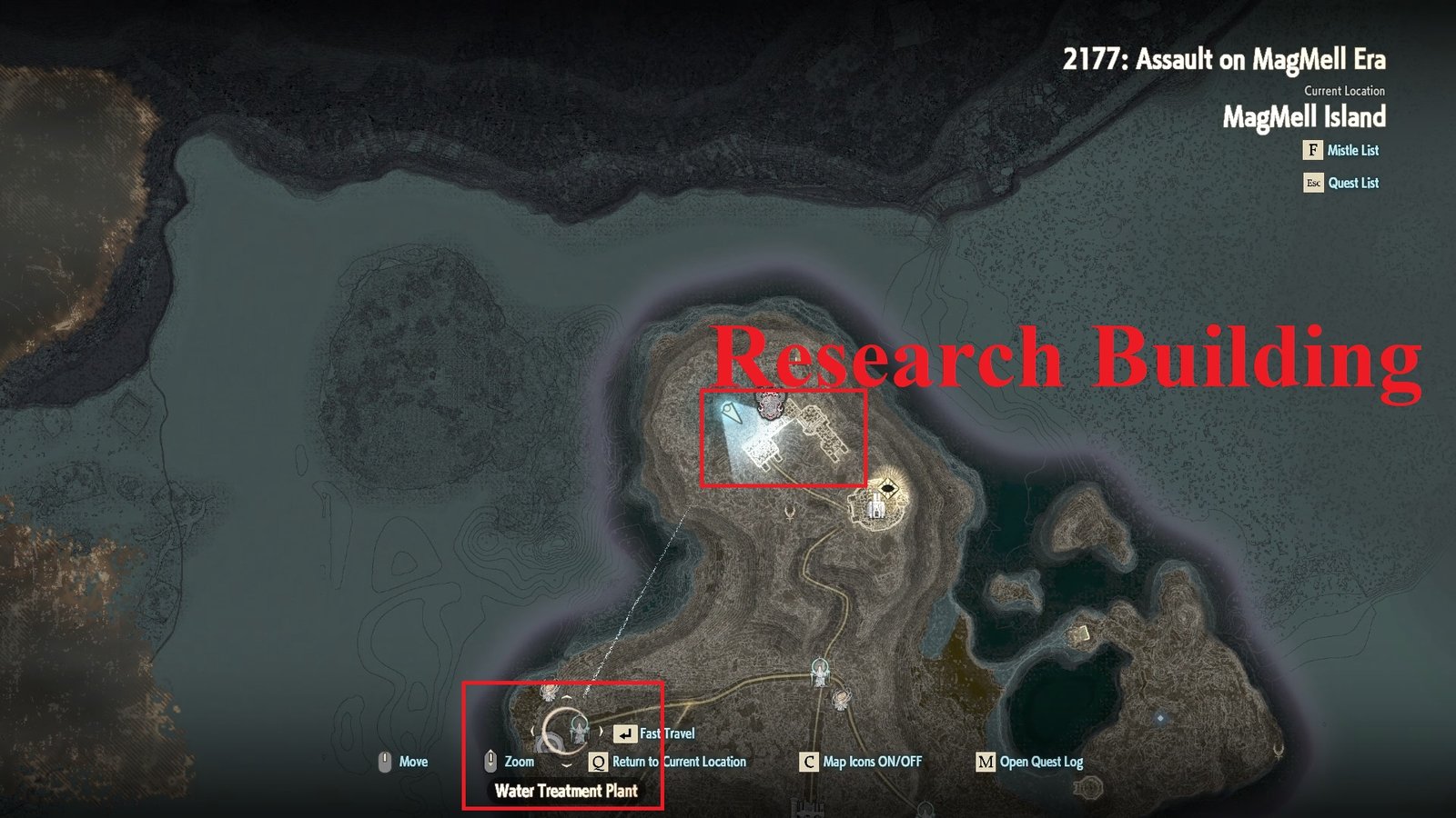 Code Vein 2 Water Treatment Map