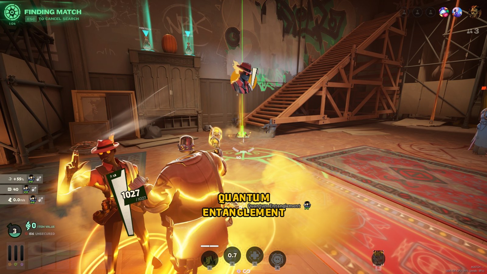 Dynamo's warp, Quantum Entanglement