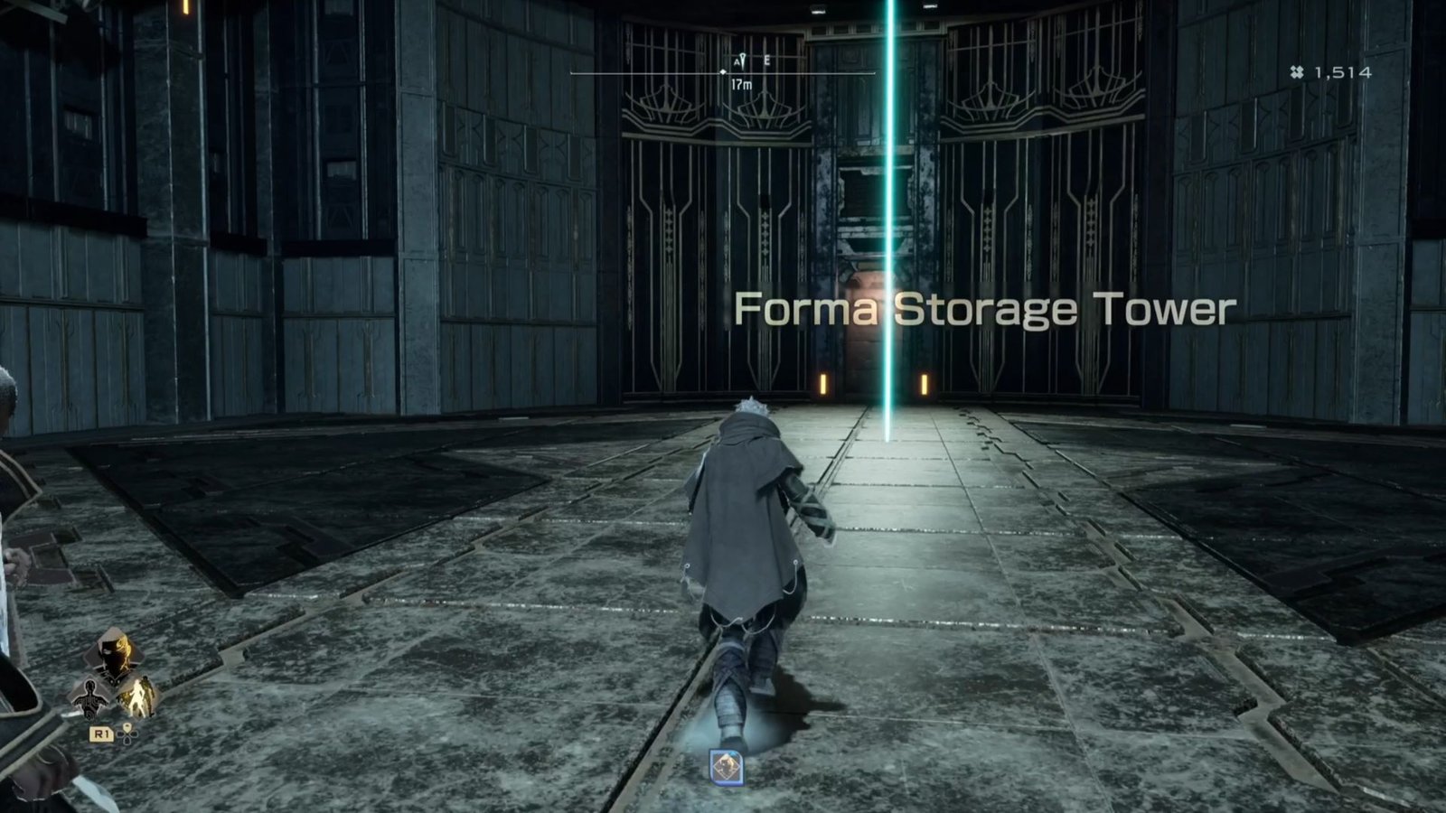 Character entering the Forma Storage Tower in Code Vein 2.