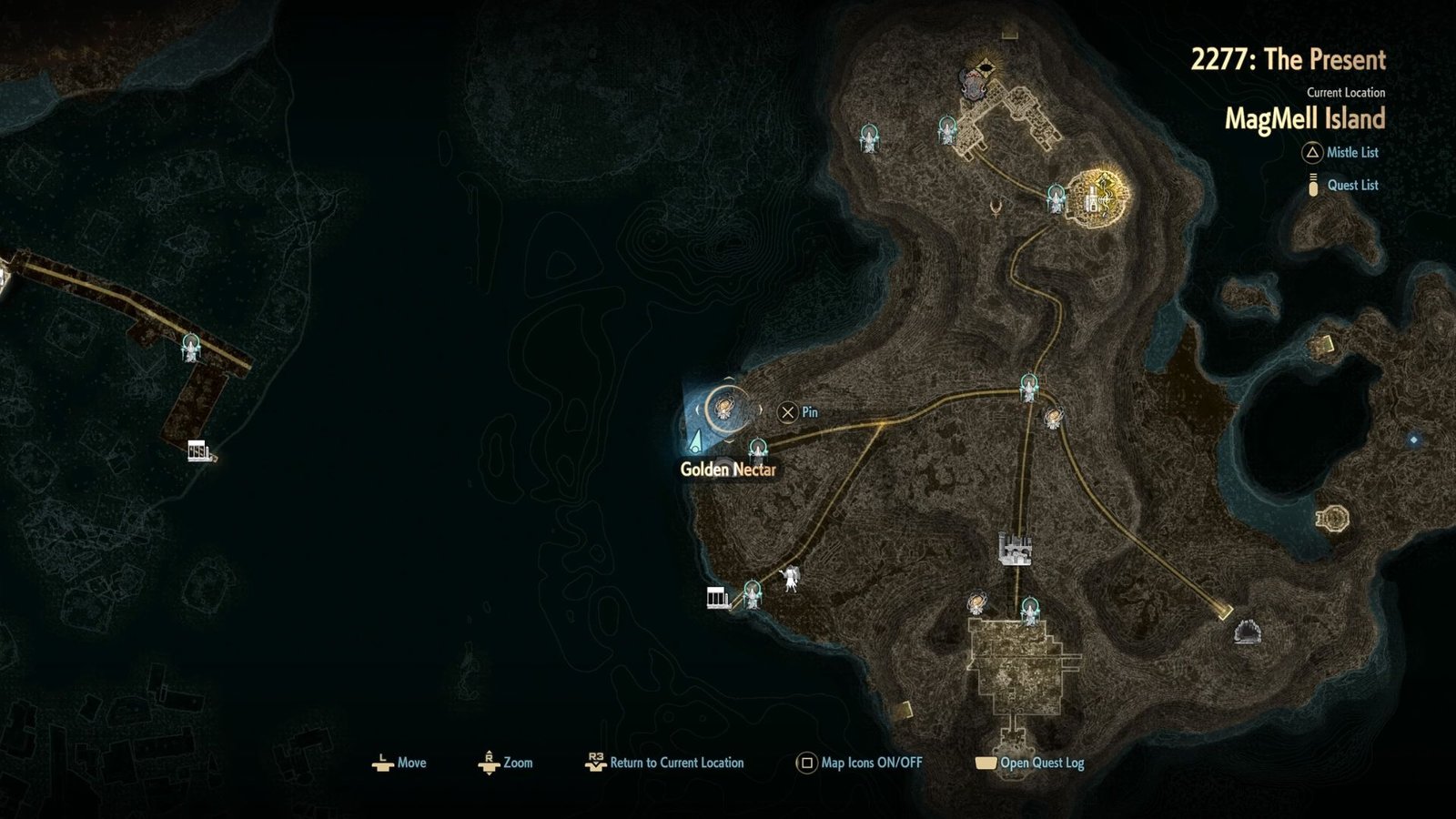 Golden Nectar location in The Water Treatment Plant Code Vein 2