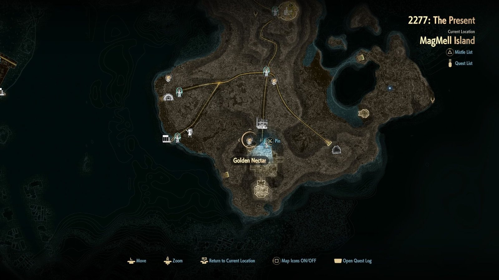 Golden Nectar found near the Ruins in Code Vein 2