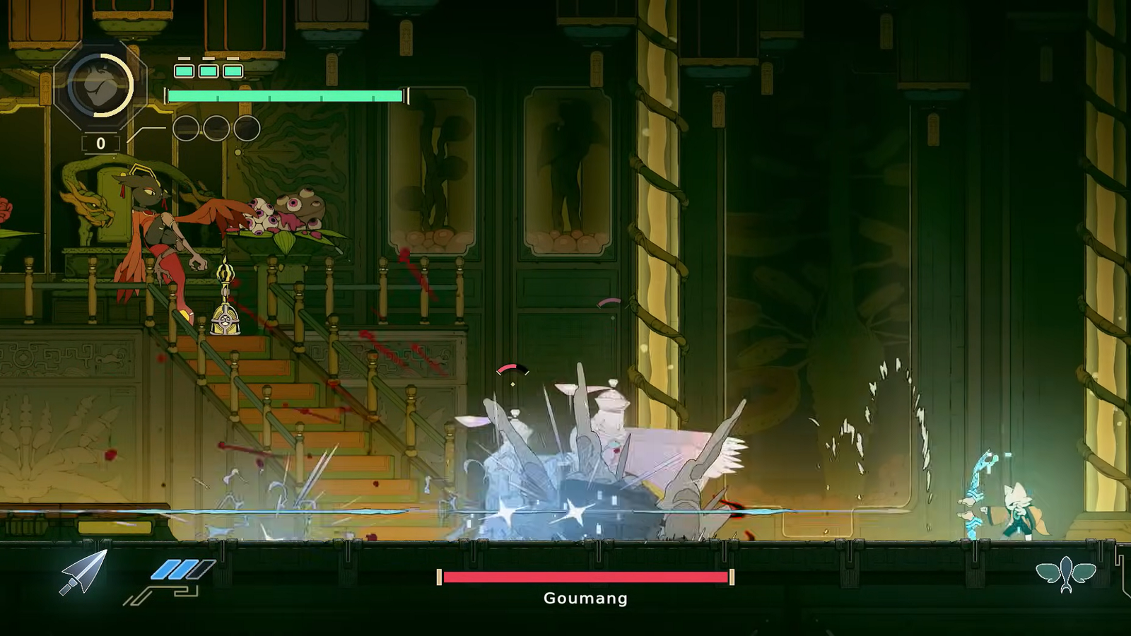 An image of Nine Sols' boss 'Goumang'