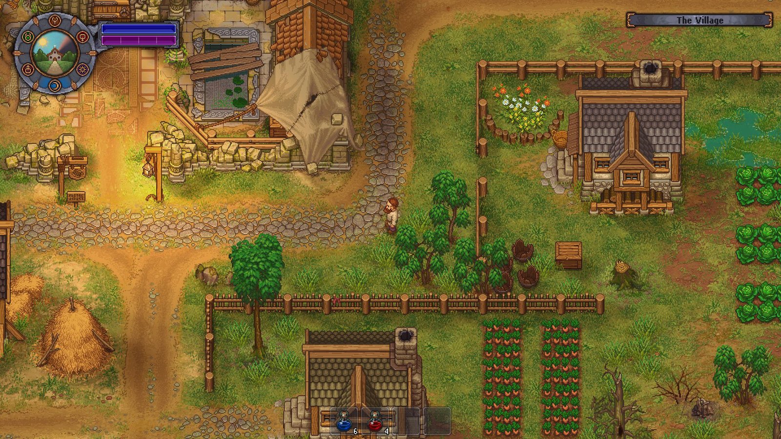 Graveyard Keeper in the village