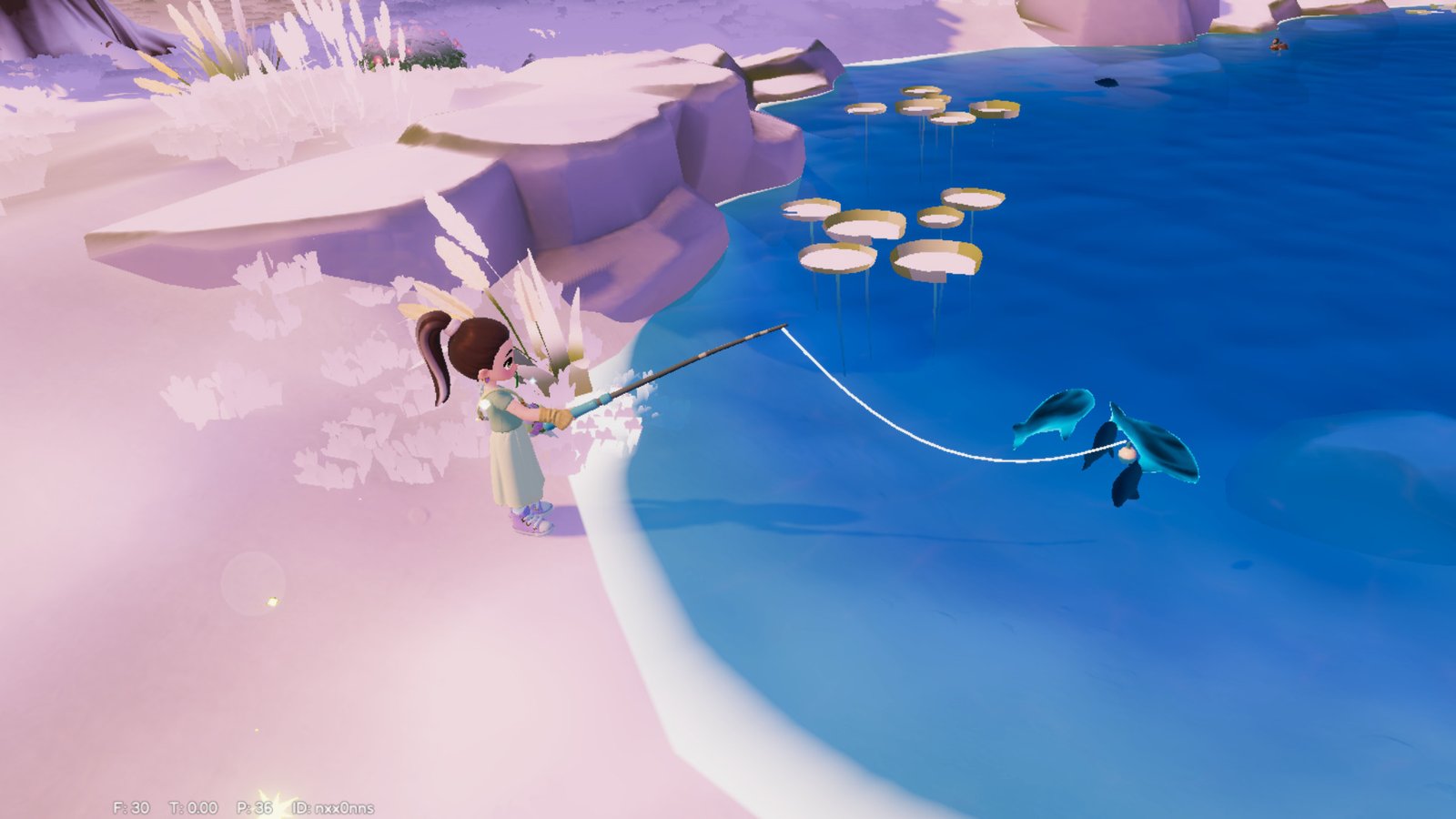 Waiting for mussels in Heartopia.