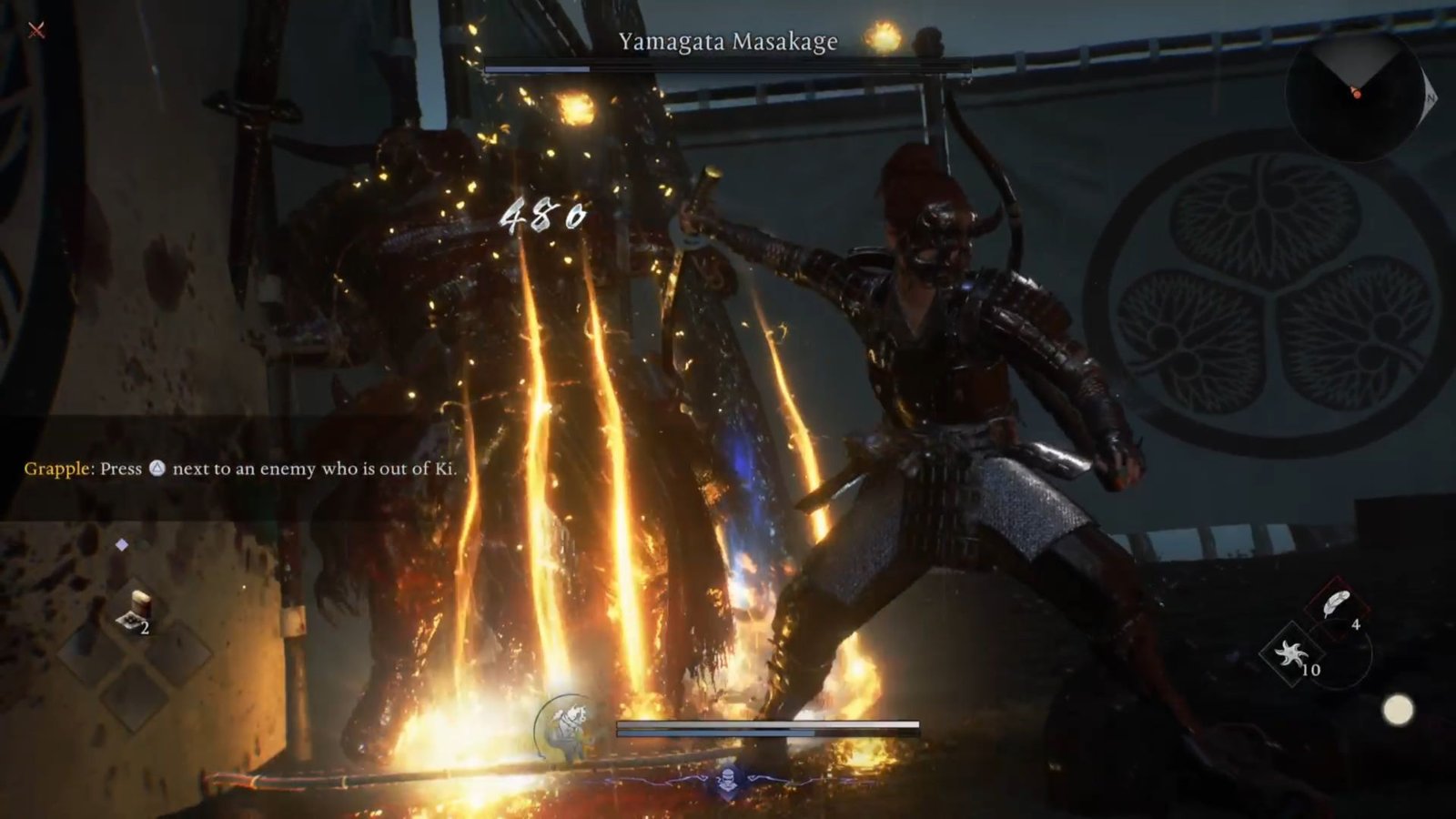 Defeating Yamagata Masakage in Nioh 3