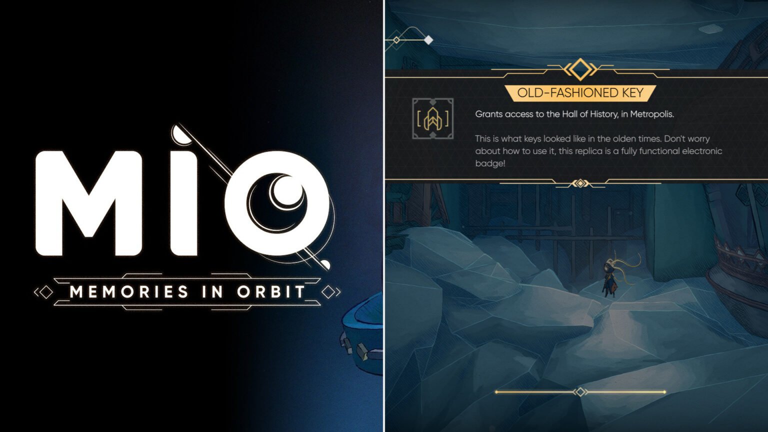 MIO: Memories In Orbit: Old-Fashioned Key