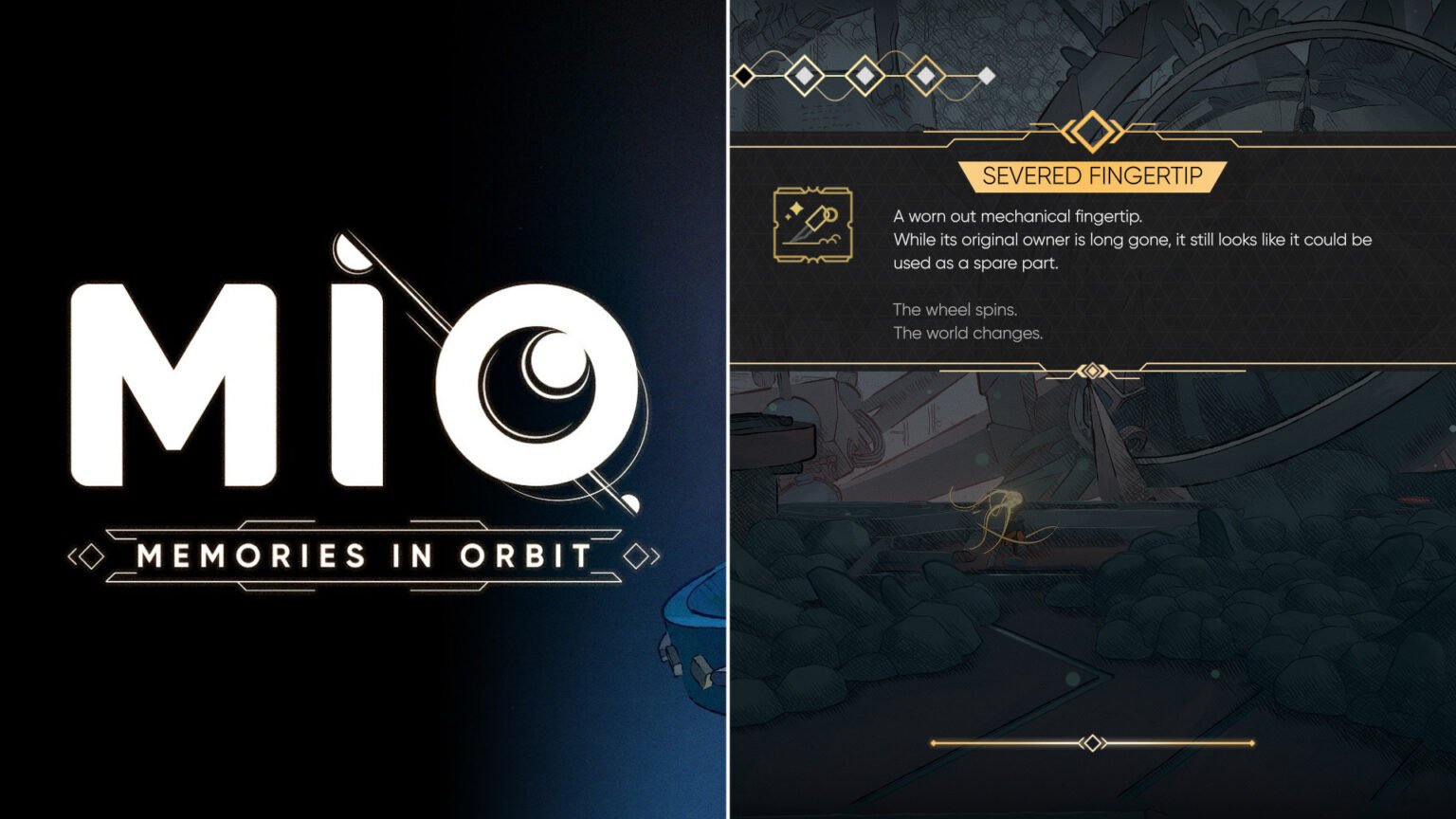 MIO: Memories In Orbit - Severed Fingertip