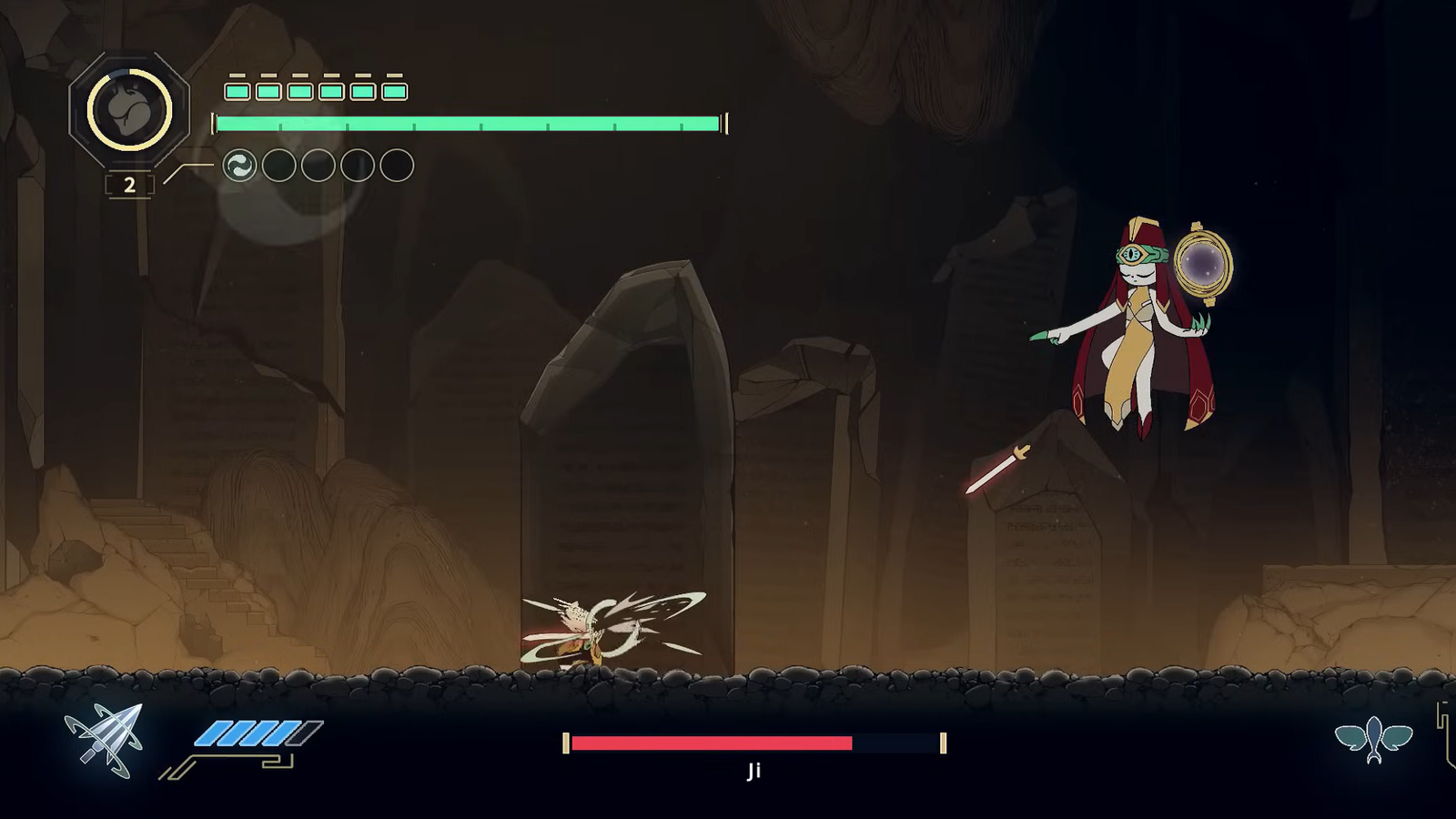 An image of Nine Sols' boss 'Ji'