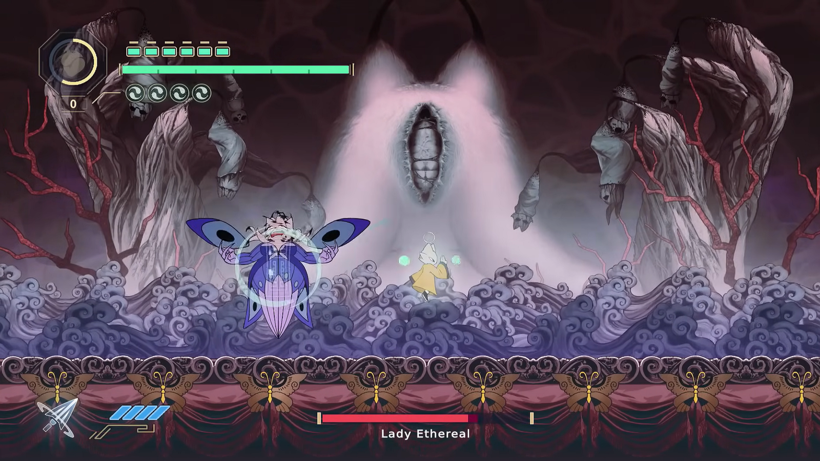 An image of Nine Sols' boss 'Lady Ethereal'