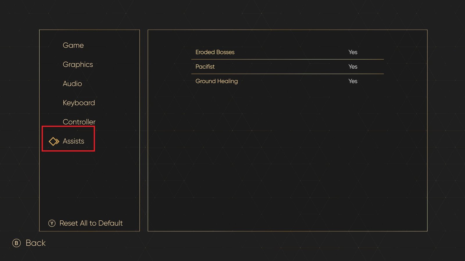 MIO Memories in Orbit Assist Settings