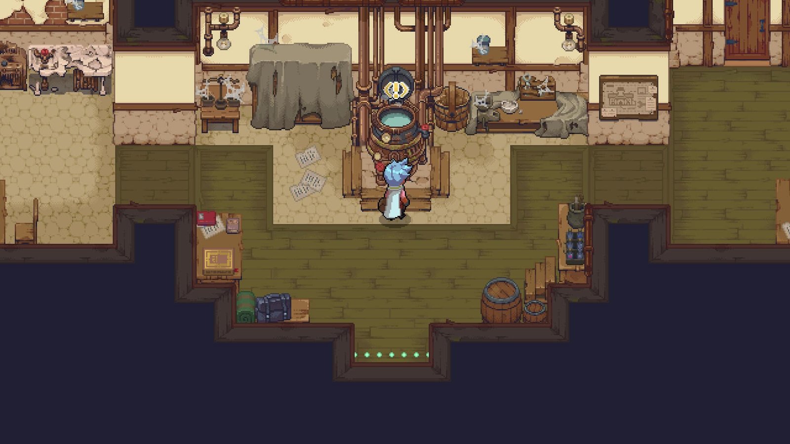 Man Making a Potion in Potion Permit