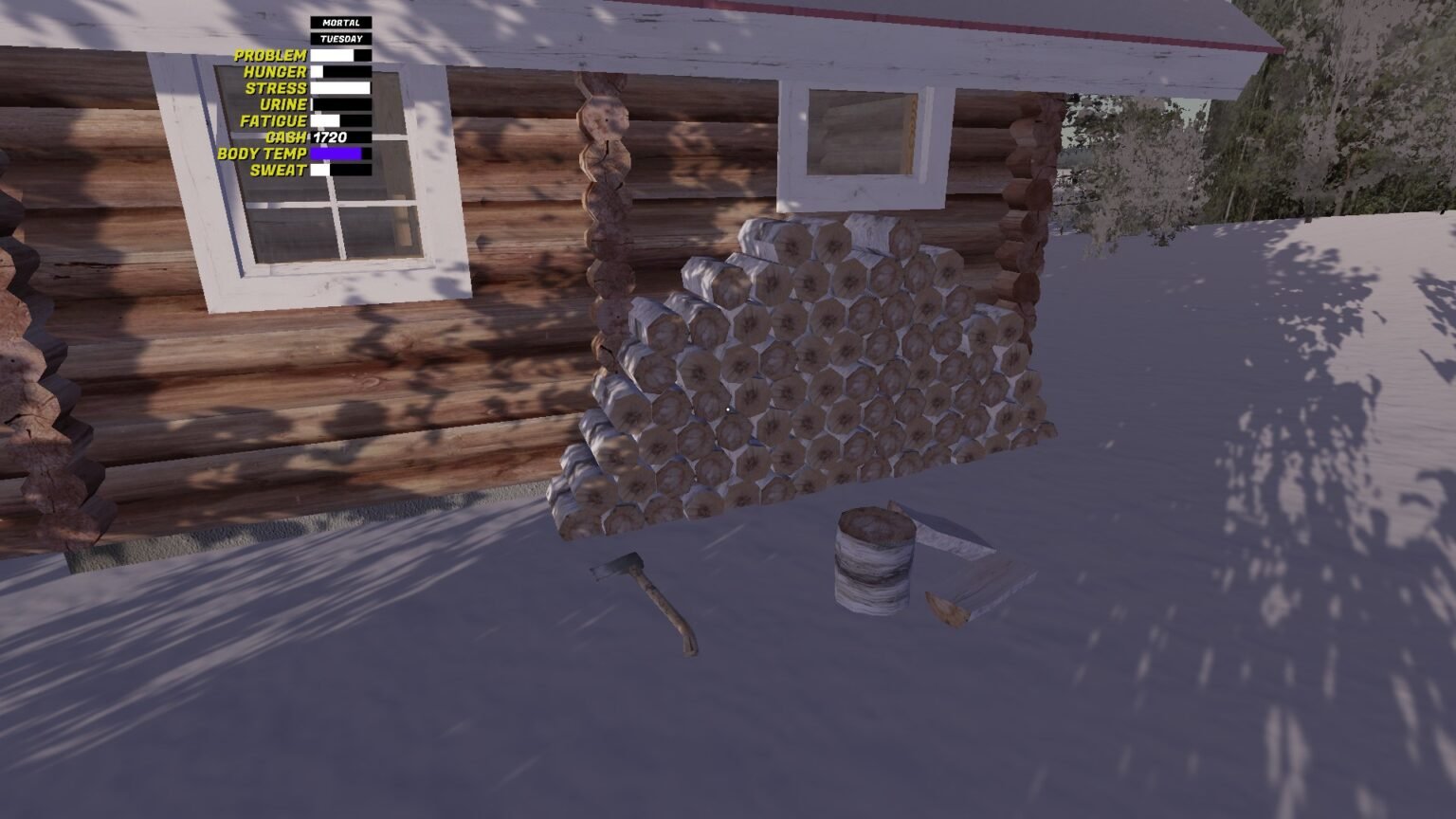 My Winter Car Firewood Pile