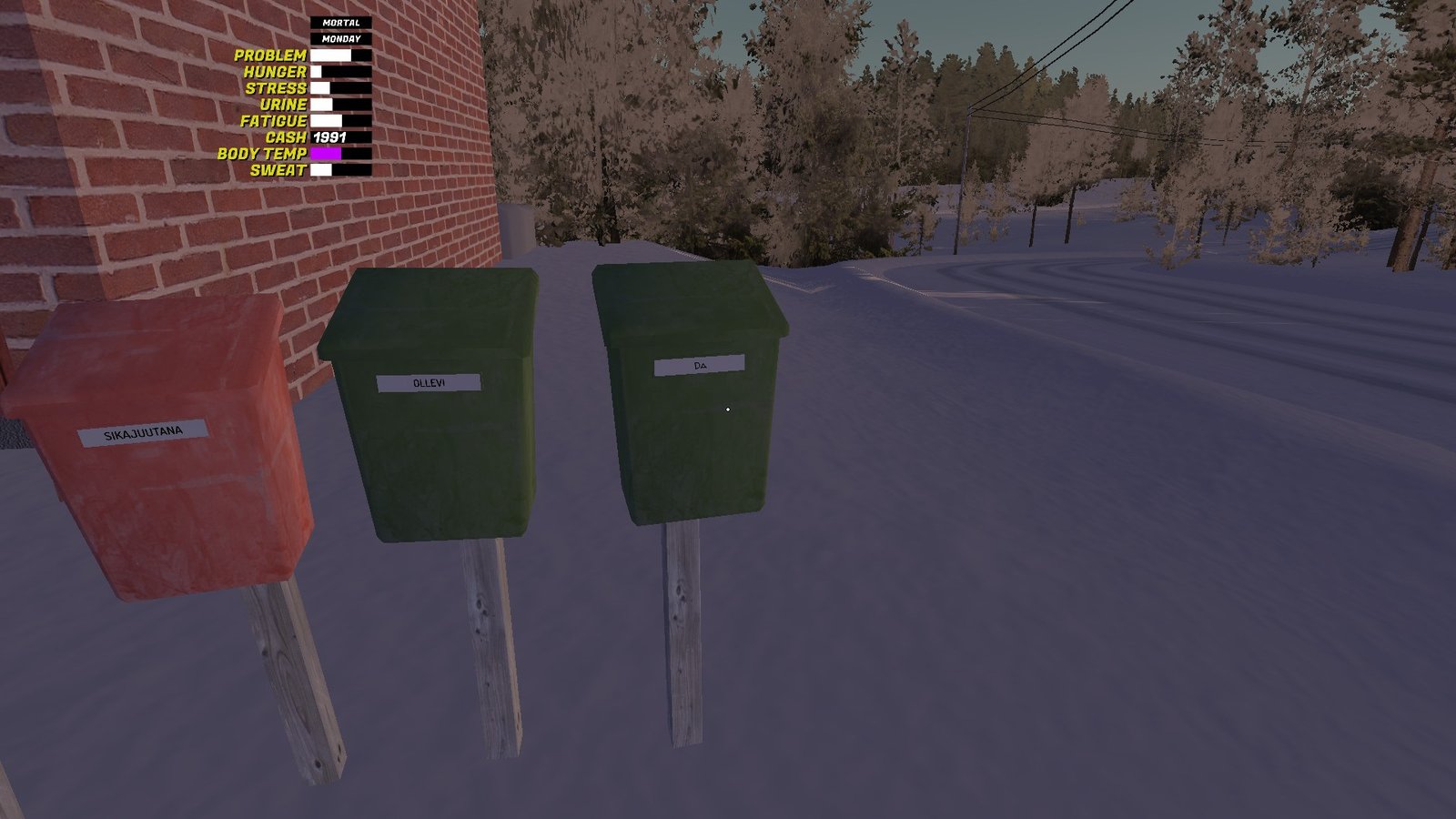 My Winter Car Player Mailbox
