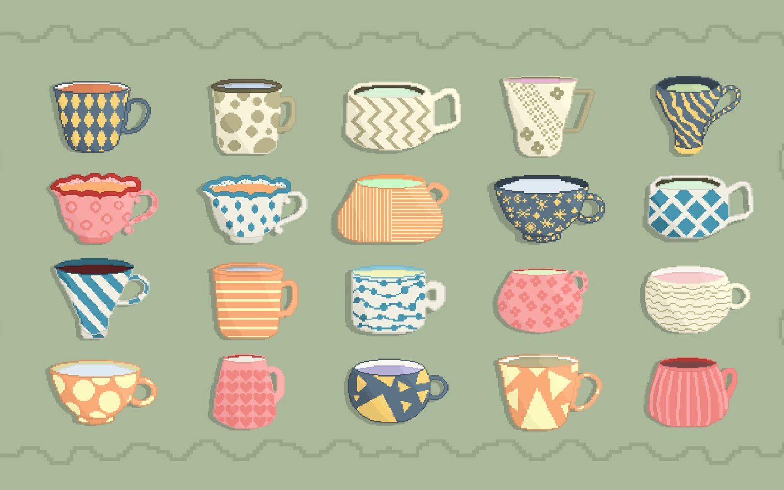 Raccoon Cocoon teacup puzzle