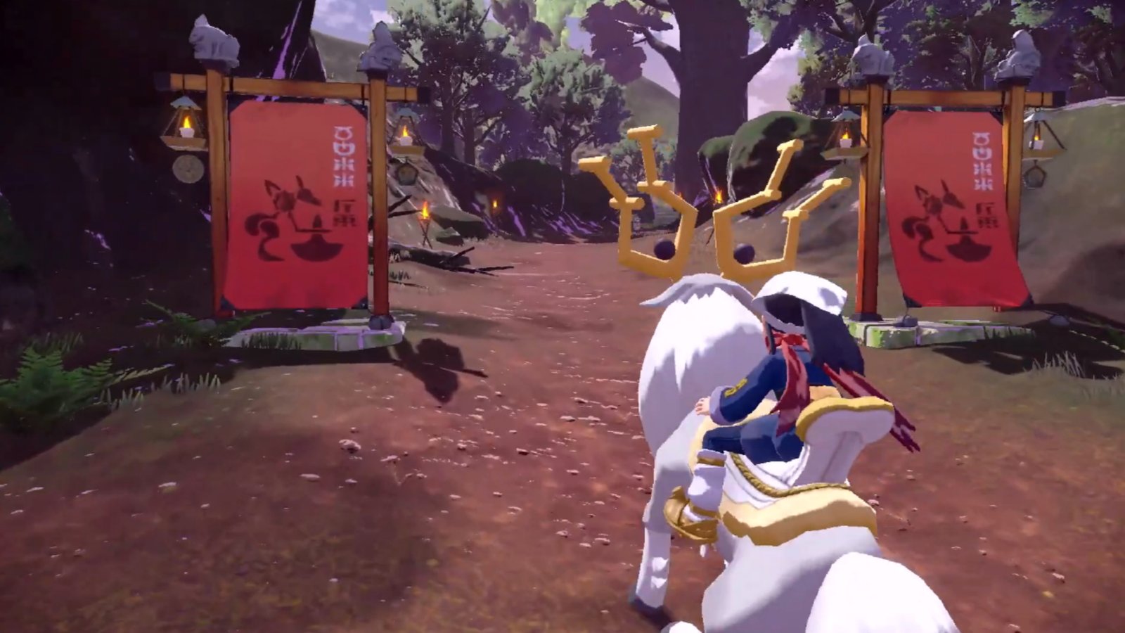 Using a Wyrdeer for traversal in Pokemon Legends Arceus