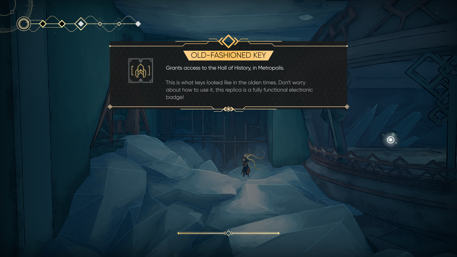 MIO: Memories In Orbit: Old-Fashioned Key
