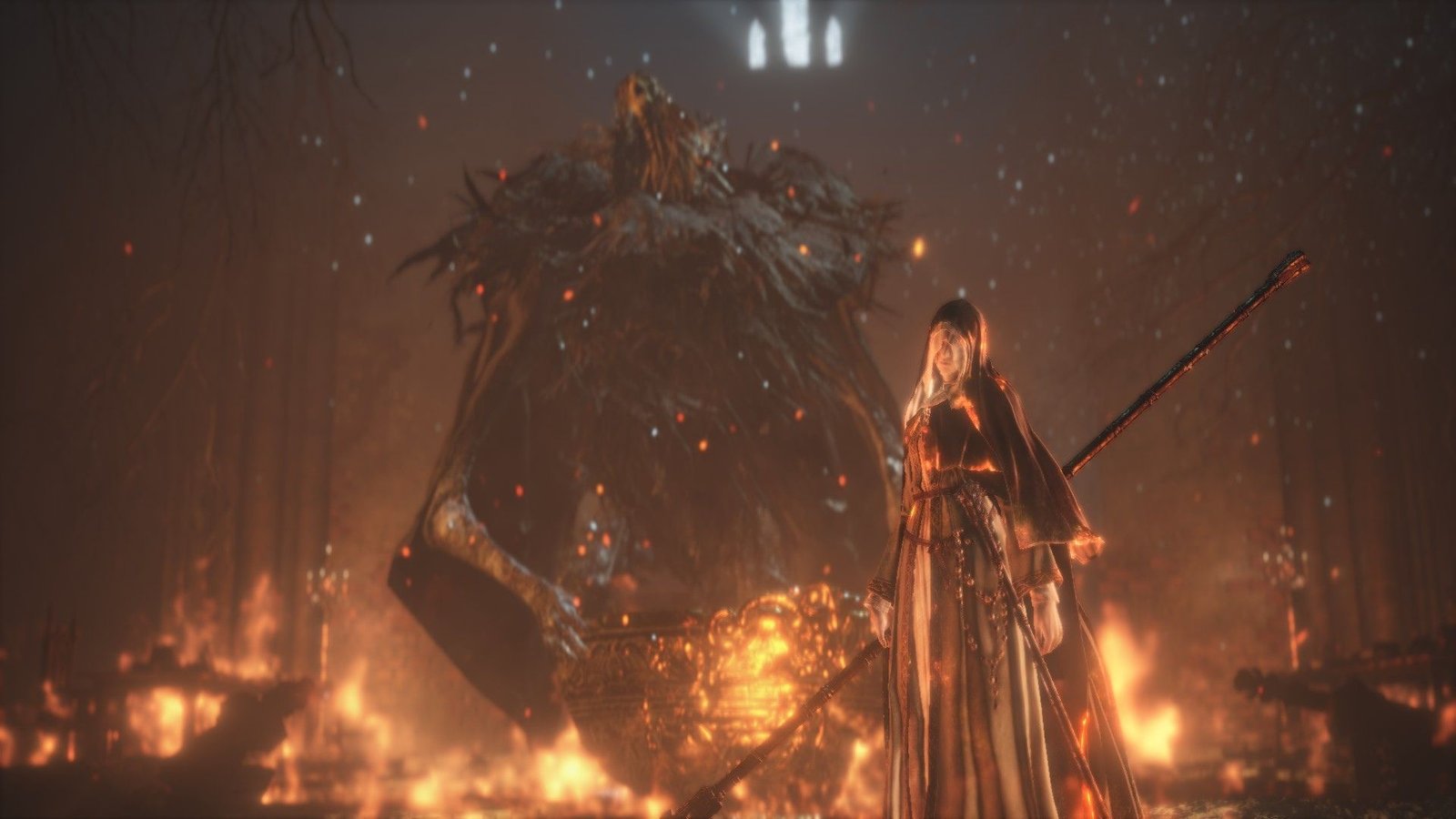 Sister Friede and Father Ariandel in Dark Souls 3