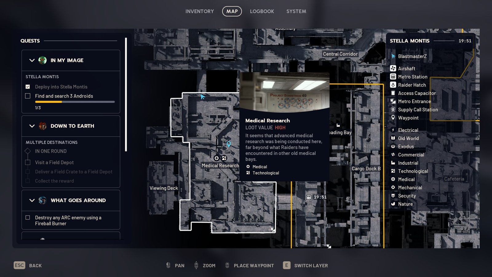 The Stella Montis map in Arc Raiders