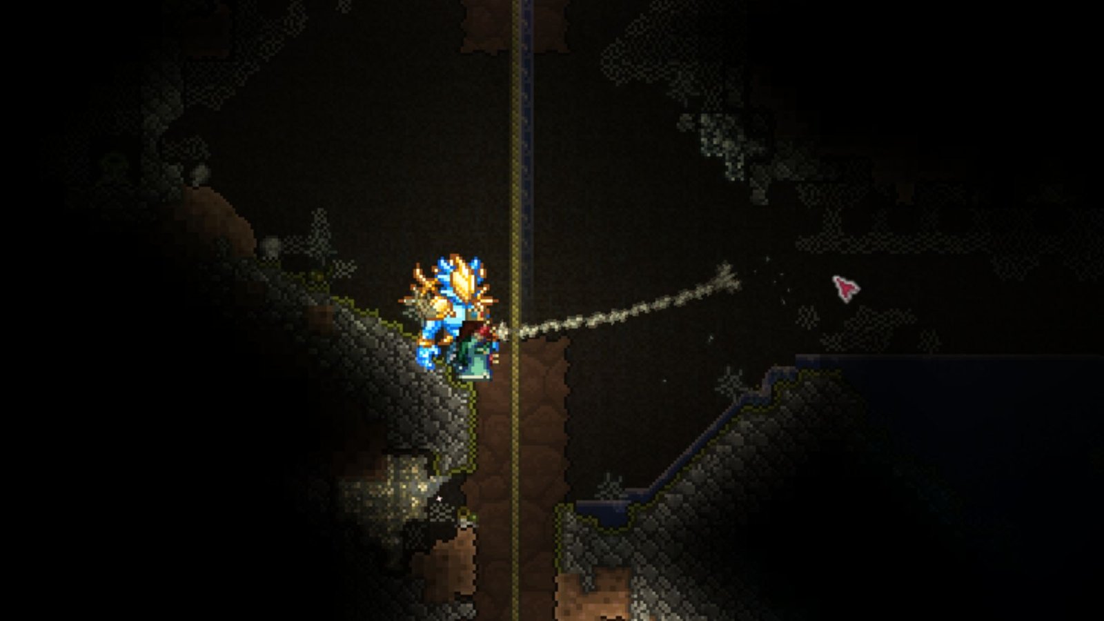 Cobwhip in a cavern
