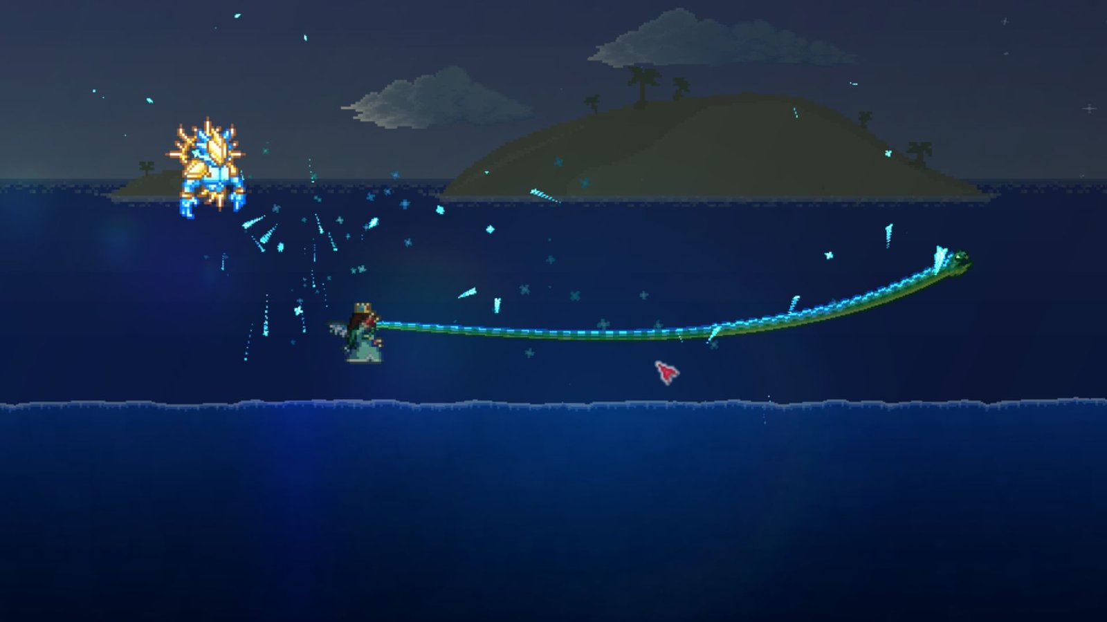 Electric Eel in the Ocean