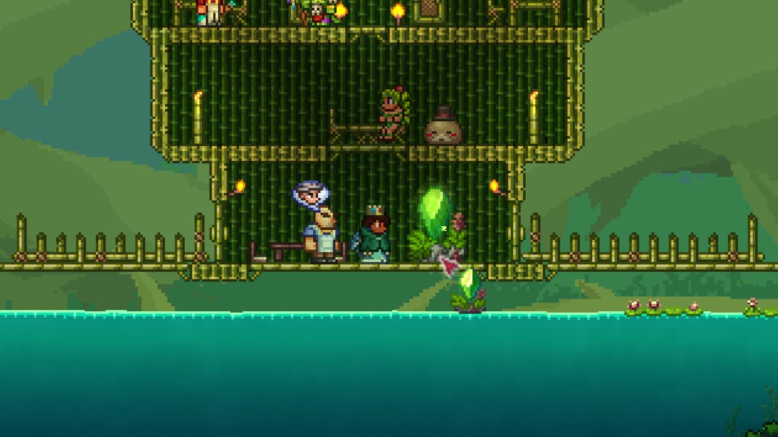 Jungle Pylon above water