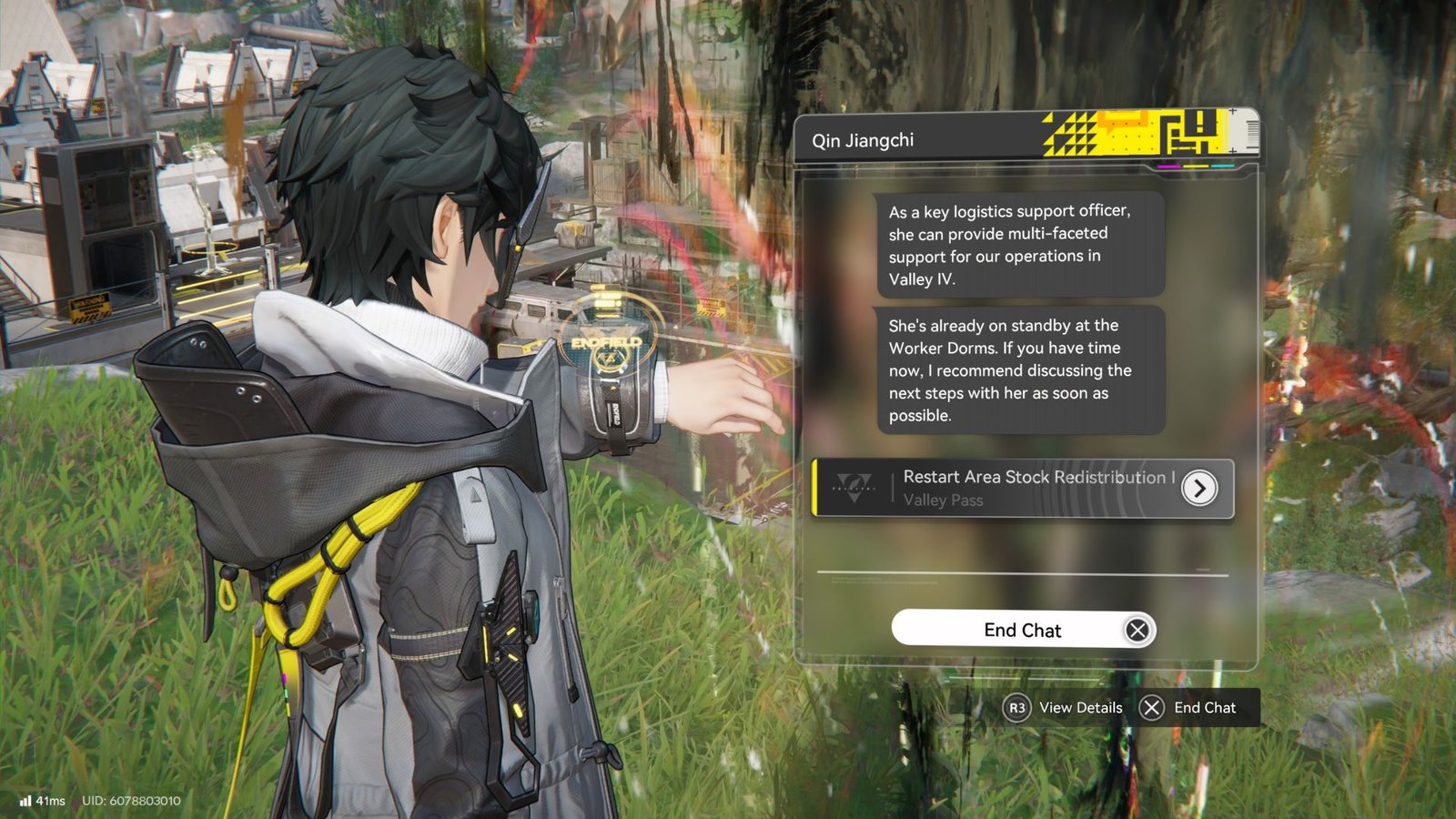 Message for unlocking Stock Redistribution in Arknights Endfield