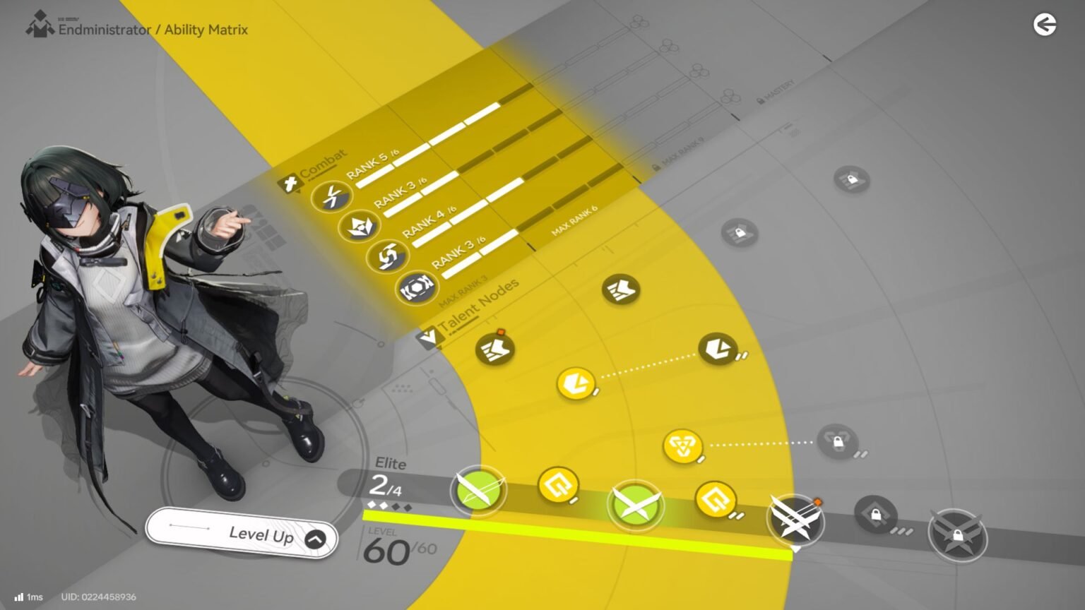 The Endministrator's Skill Tree in Arknights Endfield