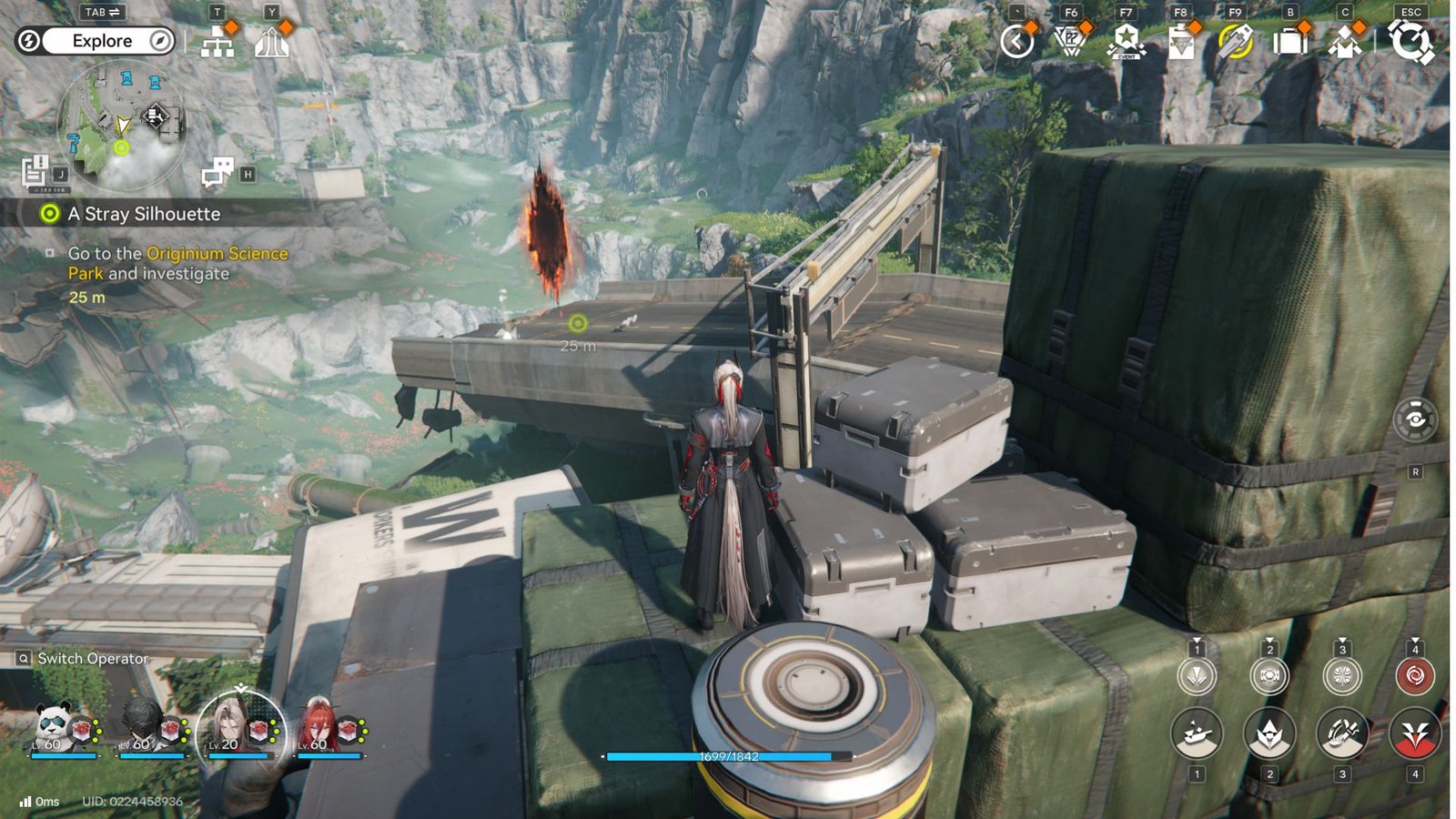 A portal leading to a quest in Arknights Endfield